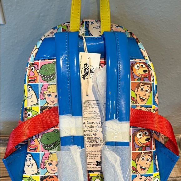 Disney Parks Exclusive Loungefly HardTag Toy Story  AOP Character Backpack, BNWT - Picture 3 of 8